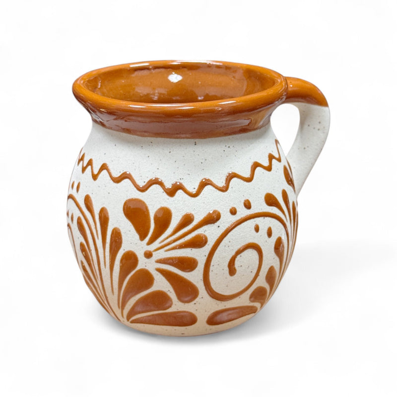 Caramel on White Engobe Mug