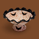 Brown w/ Black Trim Halloween Fruit Bowl