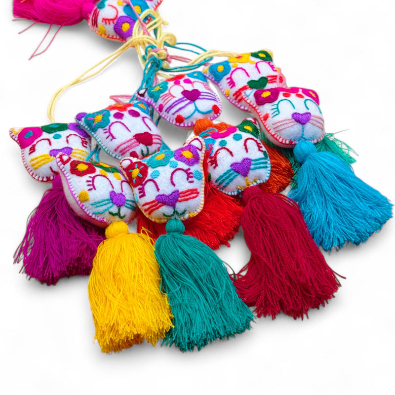 Colorful Cat Pom