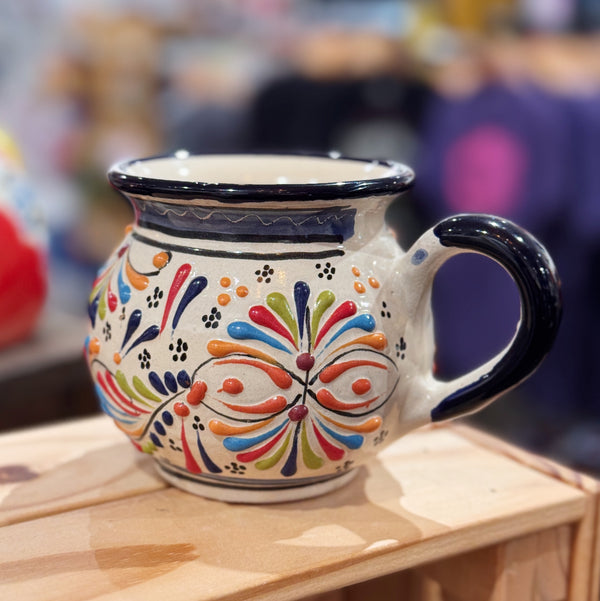 Fiesta Wide Talavera Mug (w/Lip)