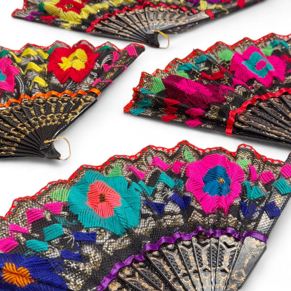 Embroidered Fans