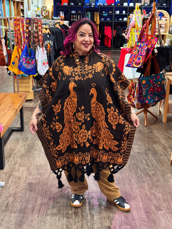 Peacocks Pancho (Multiple Colors)