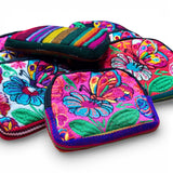 Embroidered Butterfly Coin Purse