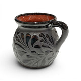 Matte Black Engobe Mug