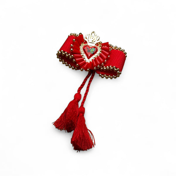 Painted Sacred Heart Bracelet
