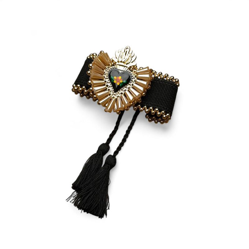 Painted Sacred Heart Bracelet