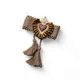 Painted Sacred Heart Bracelet