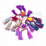 Embroidered Stars w/ Tassels Ornament