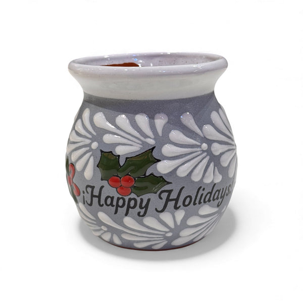 Happy Holidays w/ Santa Mug