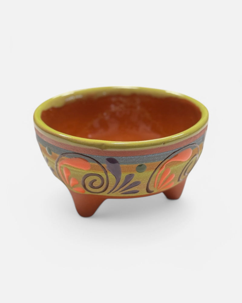 Engobe Barro Molcajete Bowl