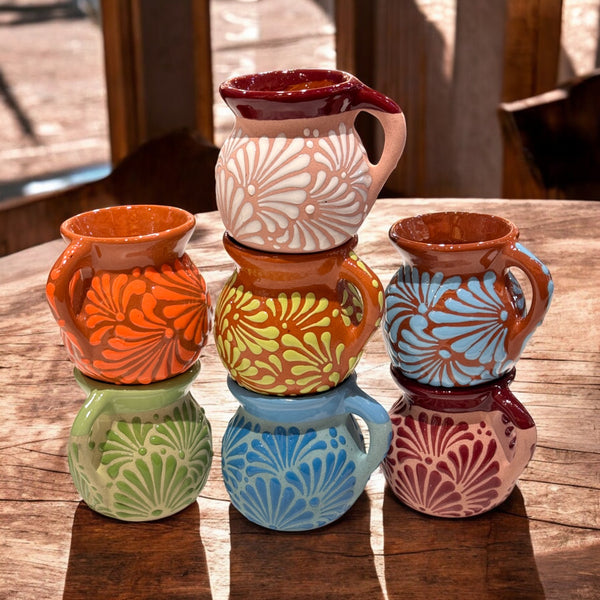 Round Barro Mugs