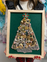 Nov 22, 2025 / 7pm-10pm - Broken Jewelry Kitschmas Trees Workshop