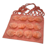 Pom Pom Braided Tote Bag