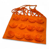 Pom Pom Braided Tote Bag