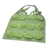 Pom Pom Braided Tote Bag