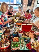 Nov 22, 2025 / 7pm-10pm - Broken Jewelry Kitschmas Trees Workshop