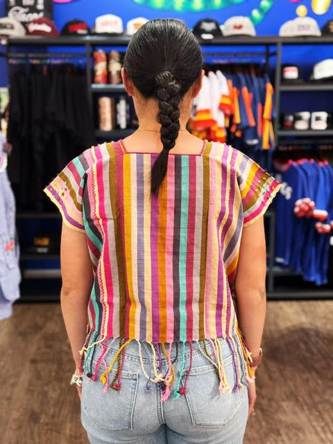 Mexican Woven Blouse w/Knots from Sew Bonita in Corpus Christi, TX