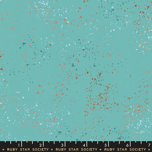 F2245- Speckled Metallic Turquoise