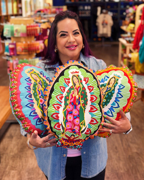 Virgen de Guadalupe Cushion Pillow