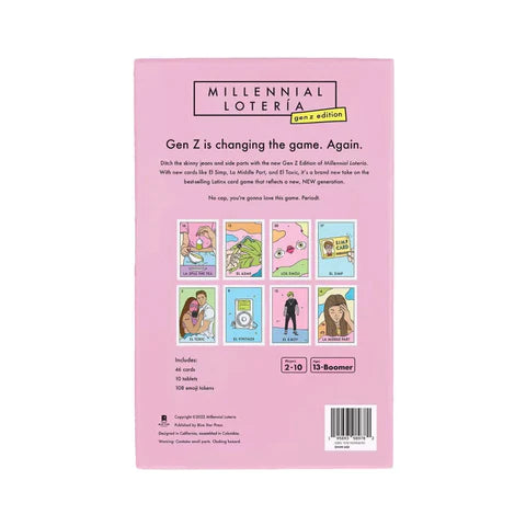 Millennial Loteria - Gen Z Edition