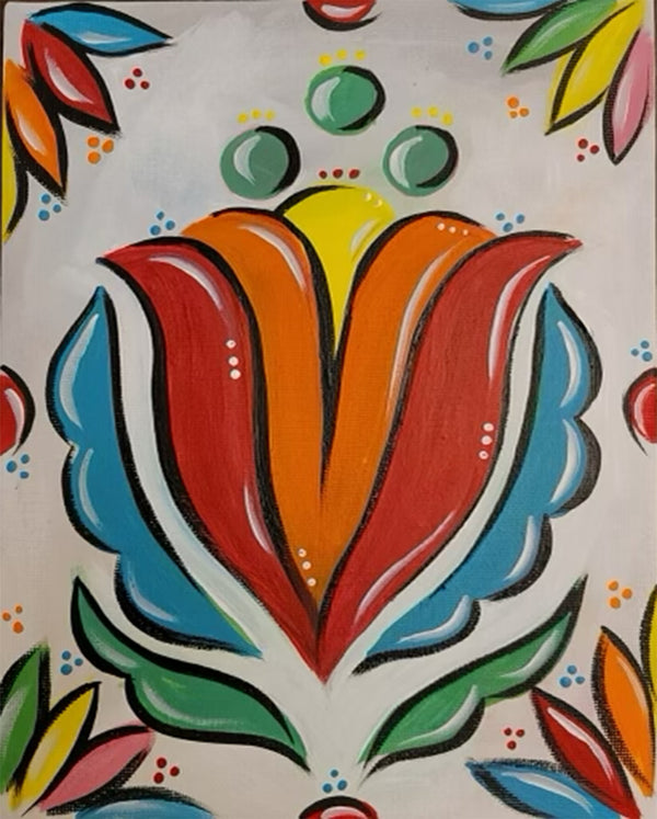 May 31, 2023 / 6:30pm-8:30pm - Painting Class (Otomi Inspired)