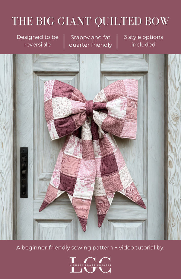 The Big Giant Quilted Bow