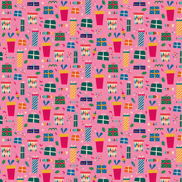 F2378 - Modern Holiday Pink Presents