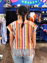 Mexican Woven Blouse from Sew Bonita in Corpus Christi, TX.