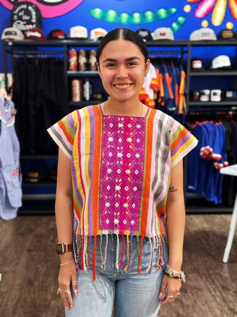 Mexican Woven Blouse from Sew Bonita in Corpus Christi, TX.