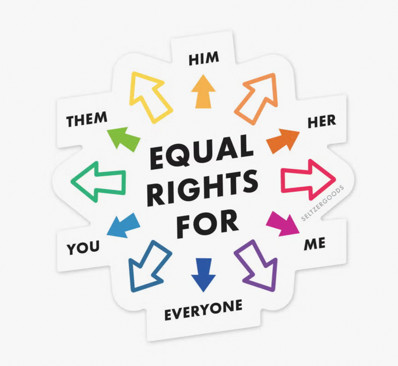 Equal Rights Sticker