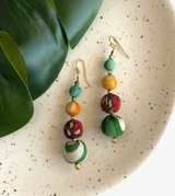 Graduated Kantha Earrings