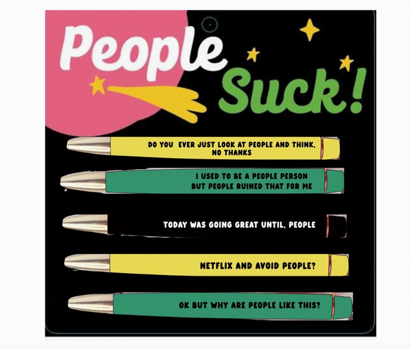 People Suck Pen Set