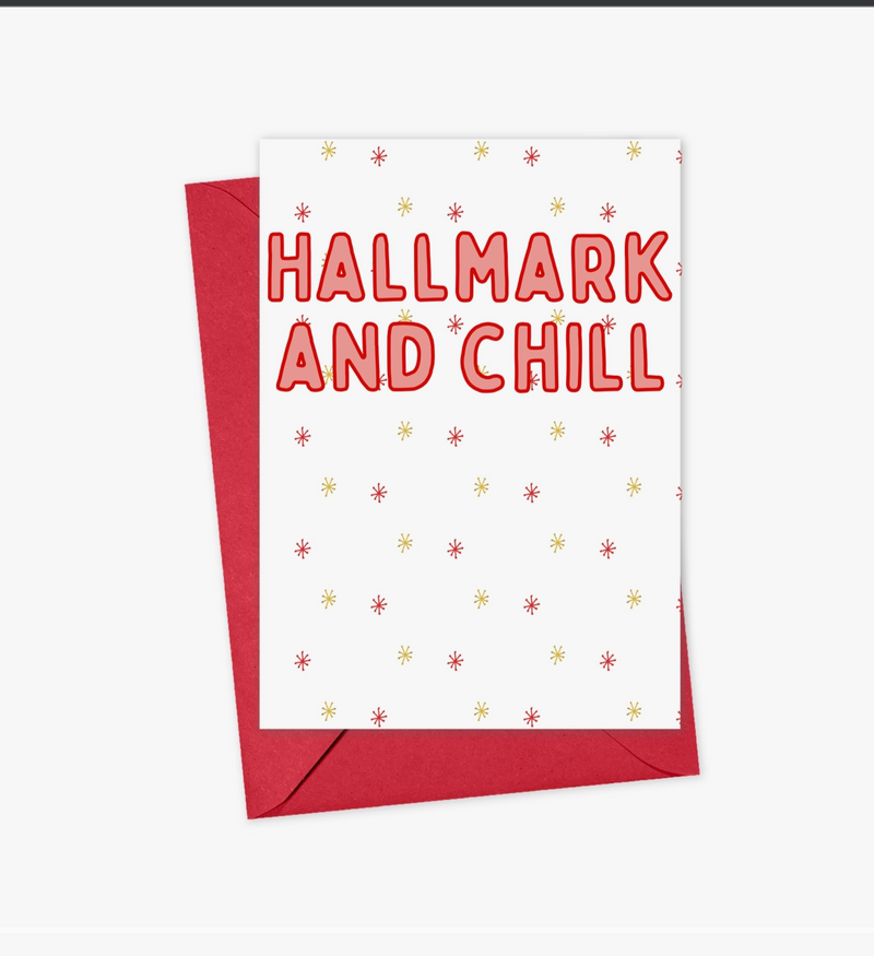 Hallmark and Chill Christmas Card