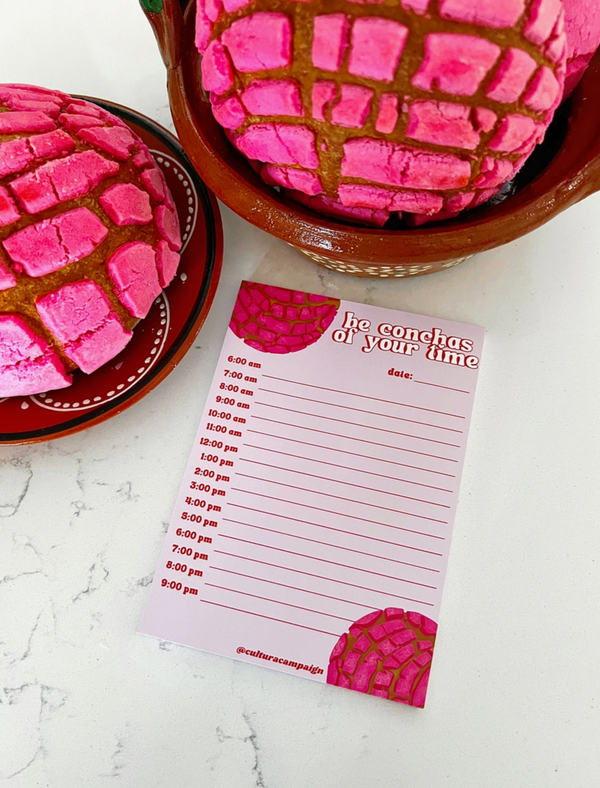 Be Conchas of Your Time Notepad