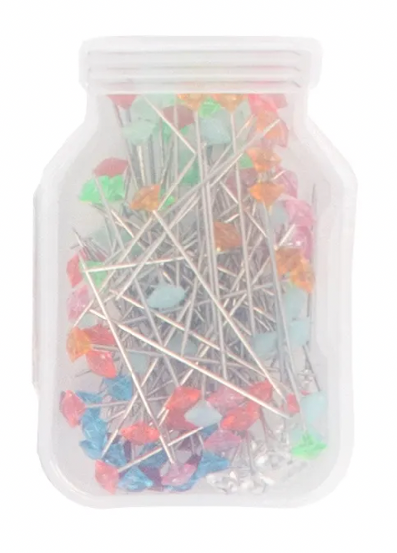 100 Count Sewing Pretty Pins Assortment