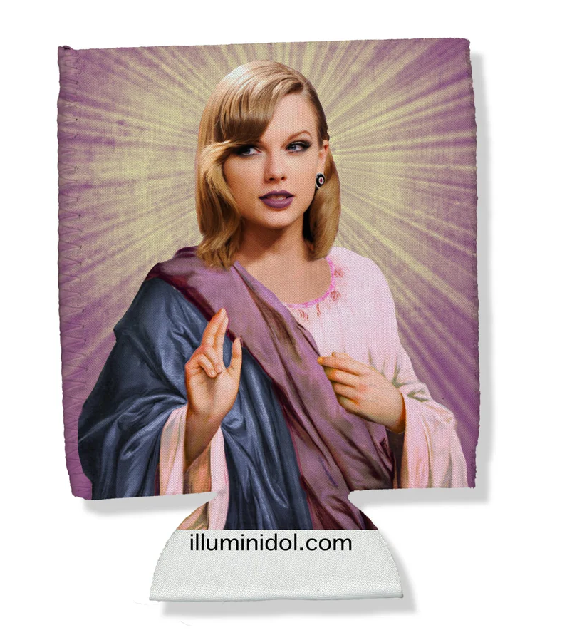 Taylor Swift Pink Robe Koozie