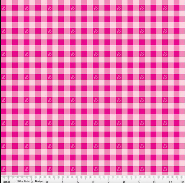 F2271 Barbie World Barbie Gingham Hot Pink