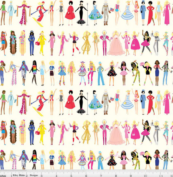 F2275 Barbie World Barbie Dolls Cream