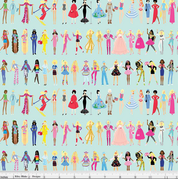 F2276 Barbie World Barbie Dolls Powder