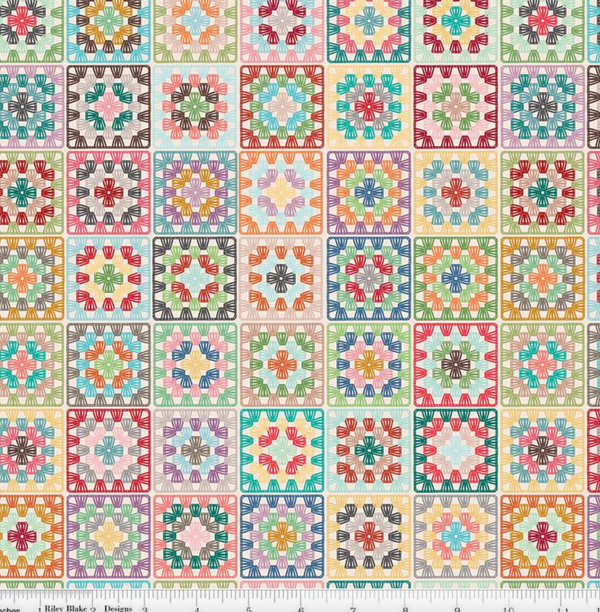 F2277 Chunky Thread Granny Squares
