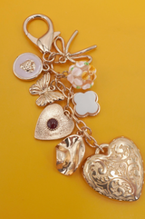 Butterfly Clover Bag Charm/Keychain