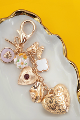 Butterfly Clover Bag Charm/Keychain