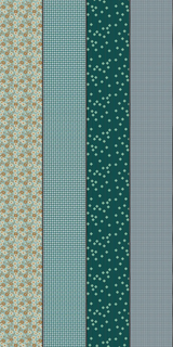 Trentham 18297 12 (F3239)- Gathered Lollie- Fat Quarter