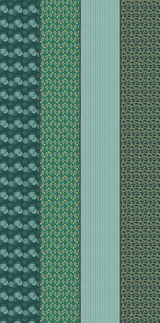 Trentham 18297 12 (F3239)- Gathered Lollie- Fat Quarter