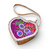 Leather Corazón Crossbody