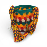Patterned Wayuu Bucket Bag