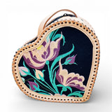 Leather Corazón Crossbody