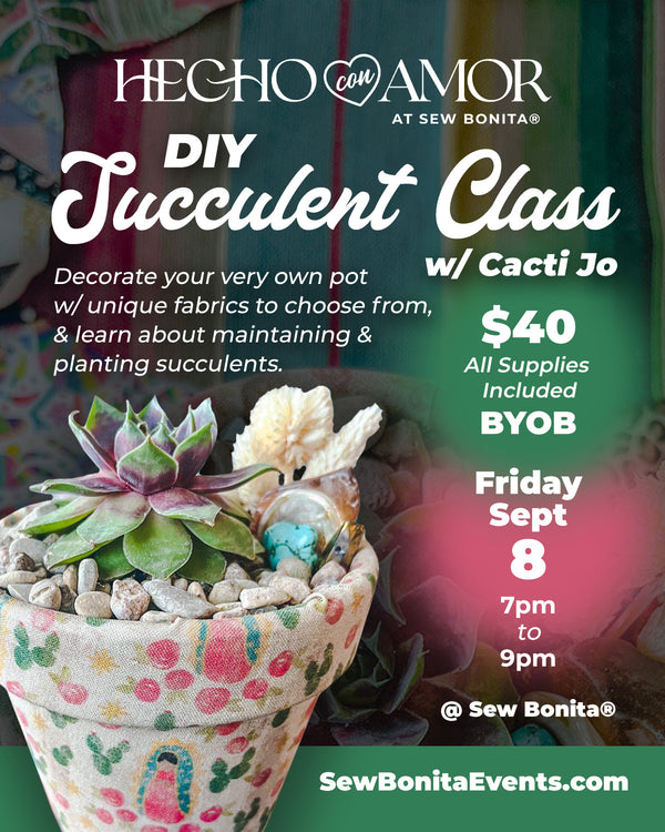 September 8, 2023 / Succulent Class w/ Cacti Jo