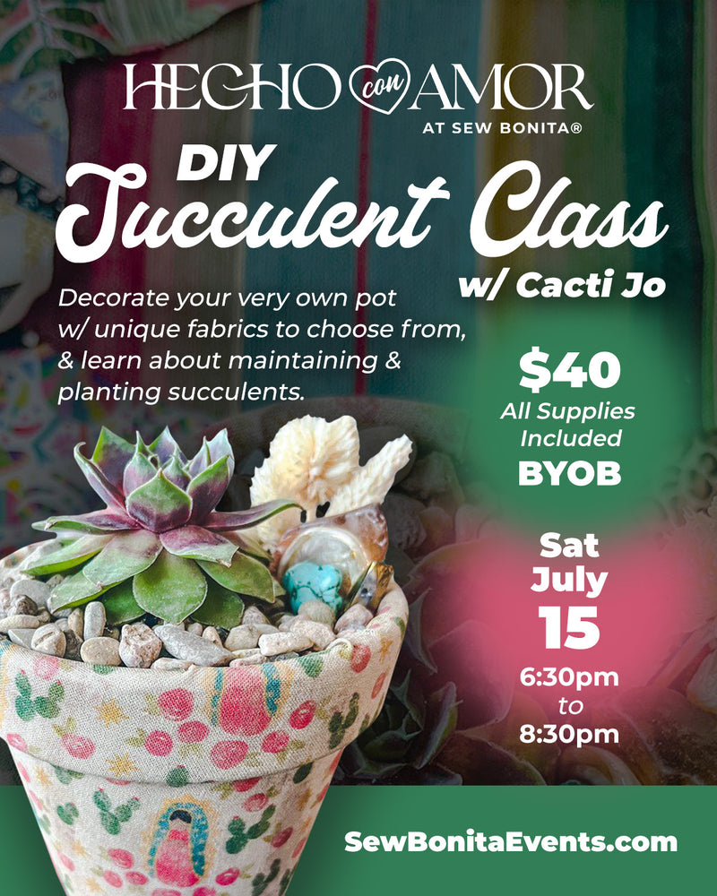 July 15, 2023 / Succulent Class w/ Cacti Jo