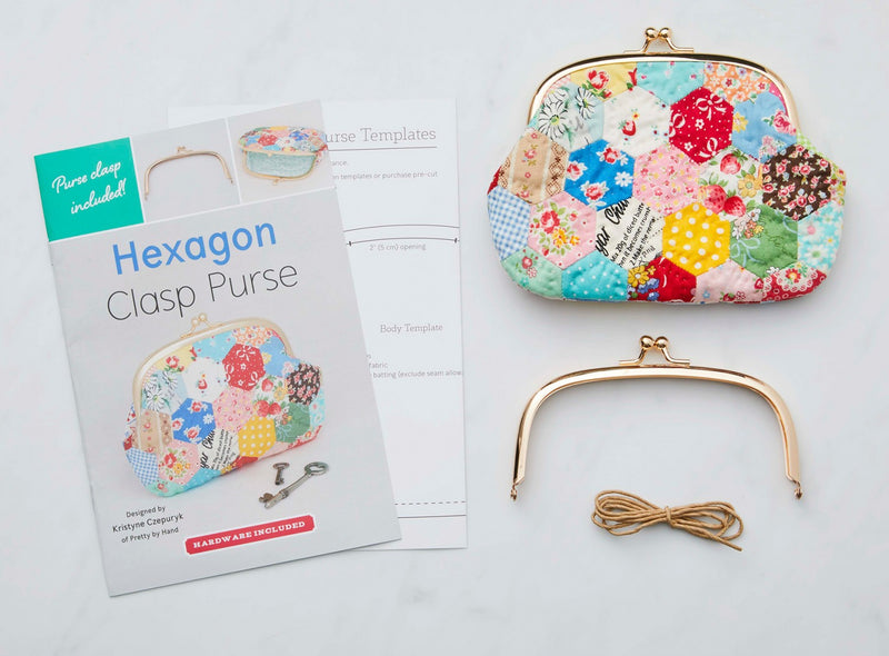 Hexagon Clasp Purse Sewing Pattern